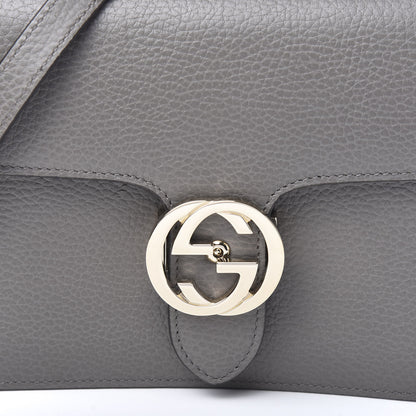 Gucci Dollar Calfskin Small Interlocking G Shoulder Bag Loess 7 of 7
