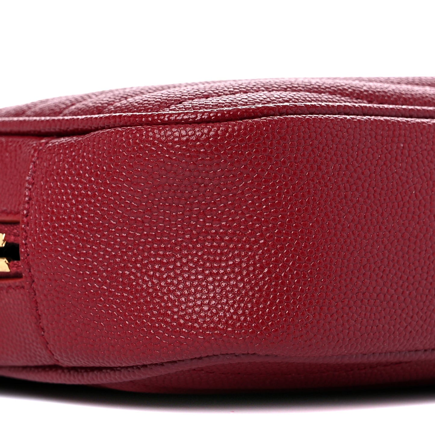 Grain De Poudre Matelasse Monogram Mini Lou Camera Bag Opyum Red