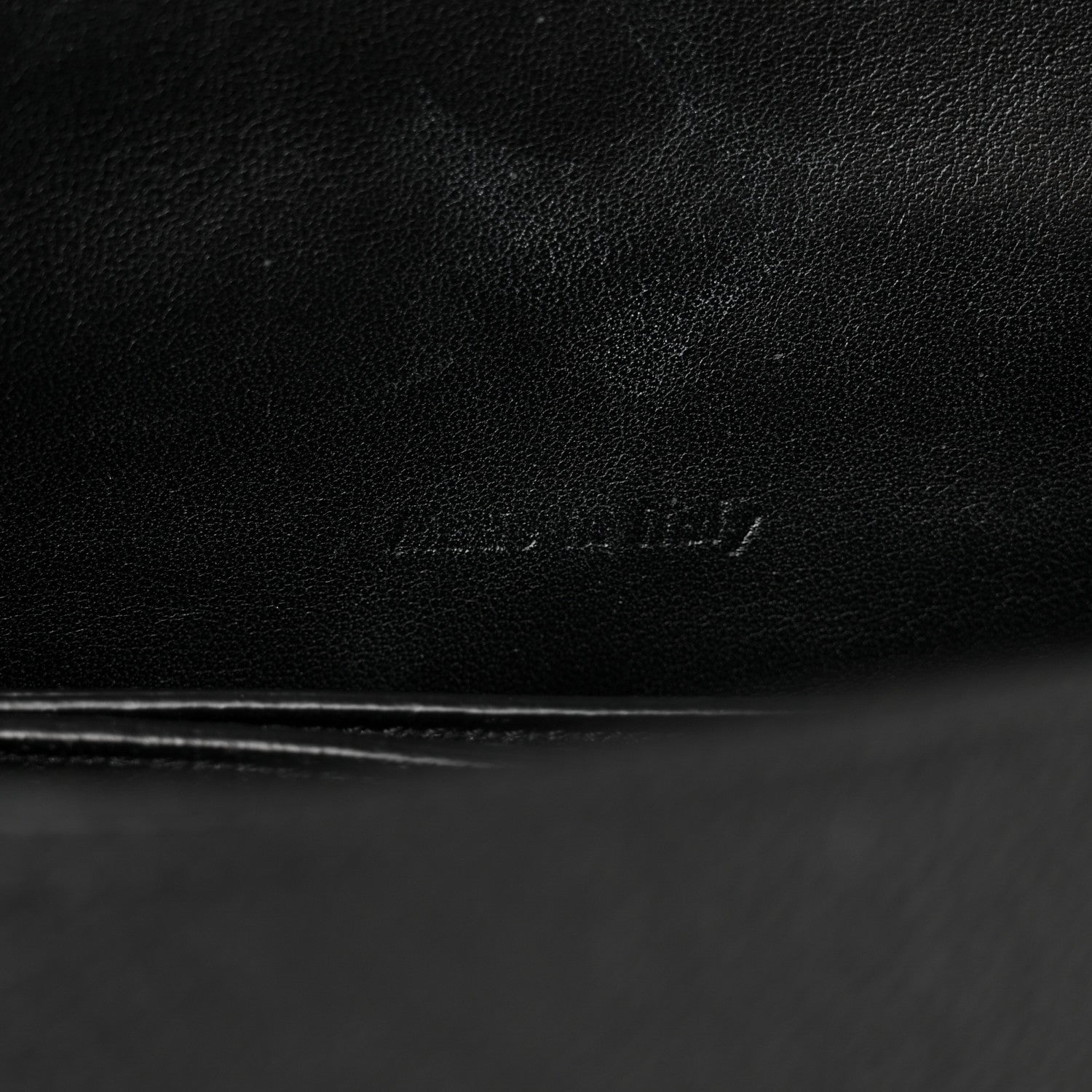 Celine Grained Calfskin Medium Trotteur Black 9 of 16