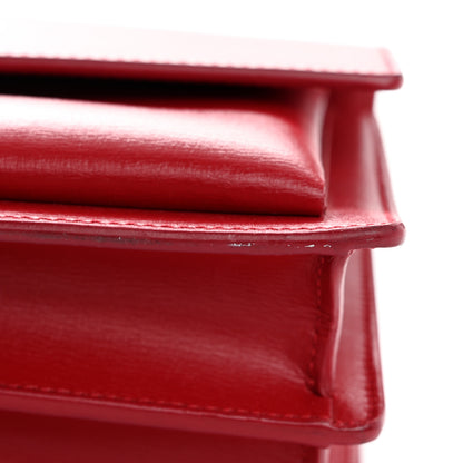 Saint Laurent Calfskin Medium Monogram Sunset Rouge Eros 11 of 11