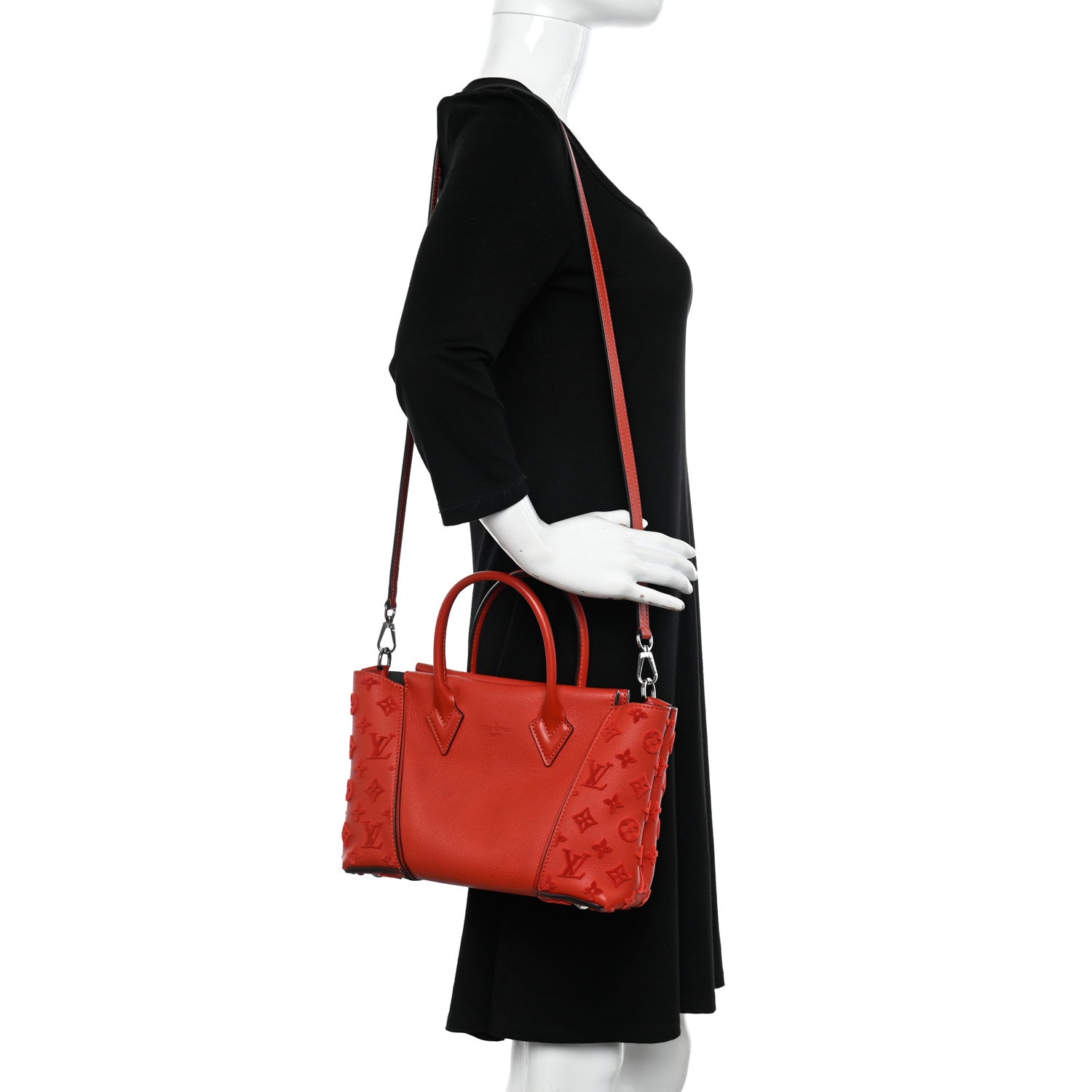 Louis Vuitton Veau Cachemire Tote W BB Paprika 2 of 10
