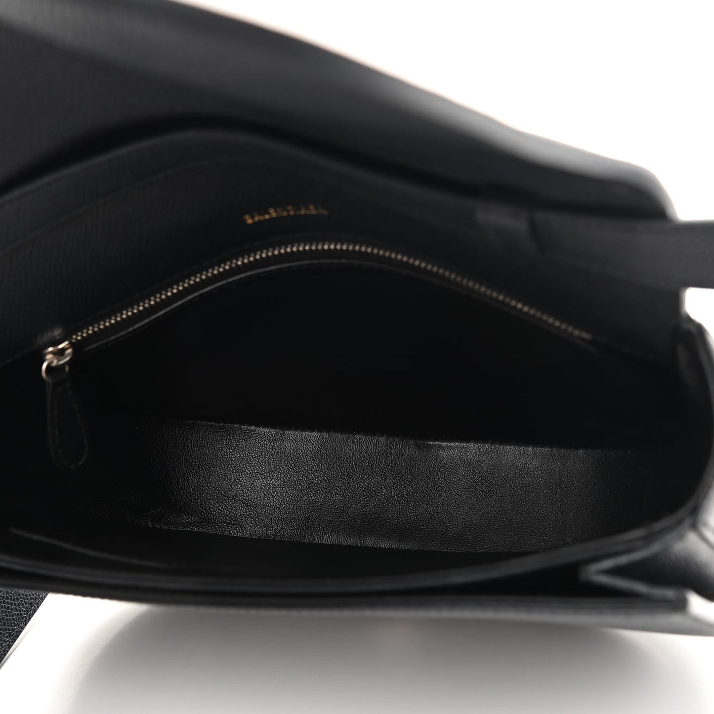 Signature Grained Calfskin Logo S Ville Day Bag Bleu Tempete Jaune