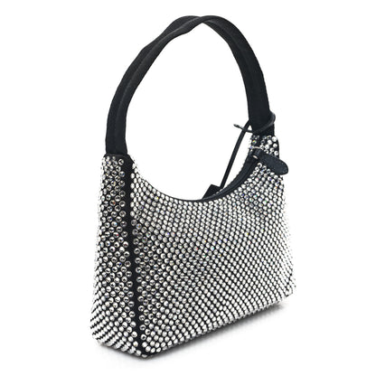 Prada Satin Crystal Mini Re-Edition 2000 Bag Cristal 3 of 10