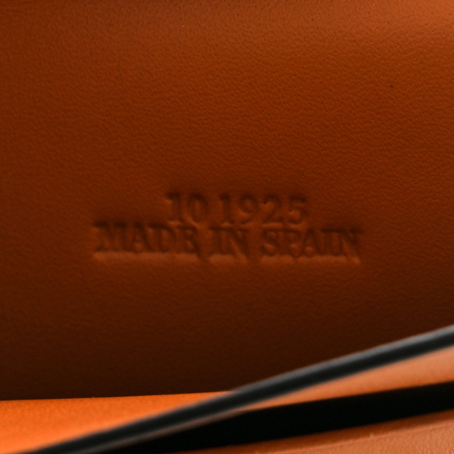 Soft Calfskin Large Heel Pouch Tan