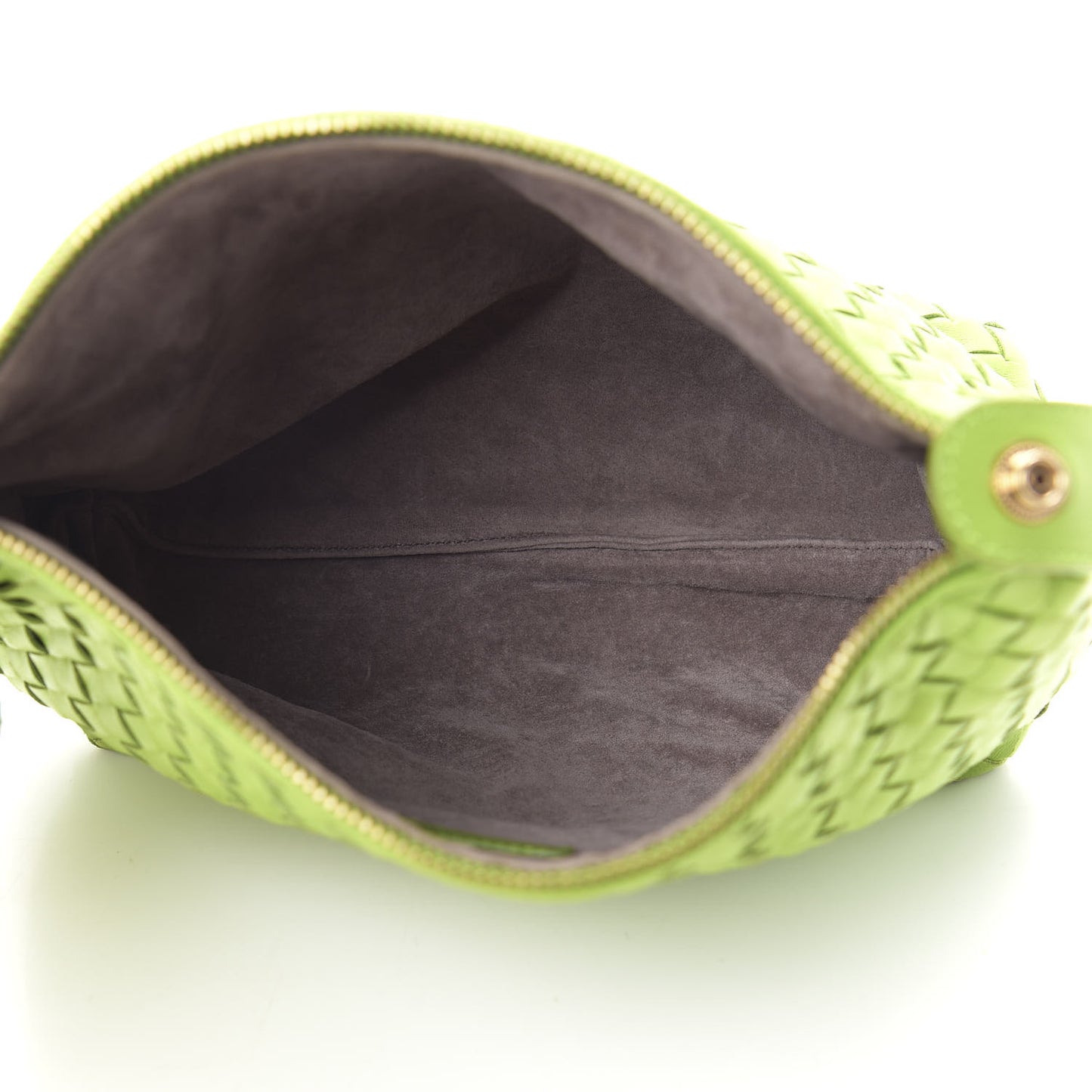 Nappa Intrecciato Large Cosmetic Case Mela