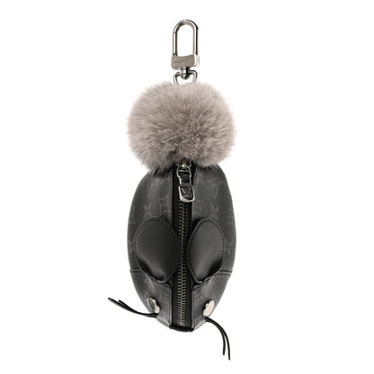 Louis Vuitton Monogram Eclipse Chinchilla Coin Purse 1 of 4