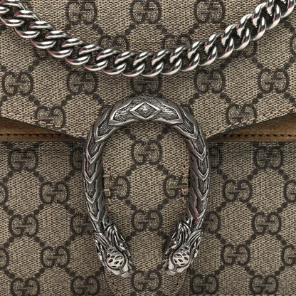 Gucci GG Supreme Monogram Small Dionysus Shoulder Bag Taupe 8 of 10