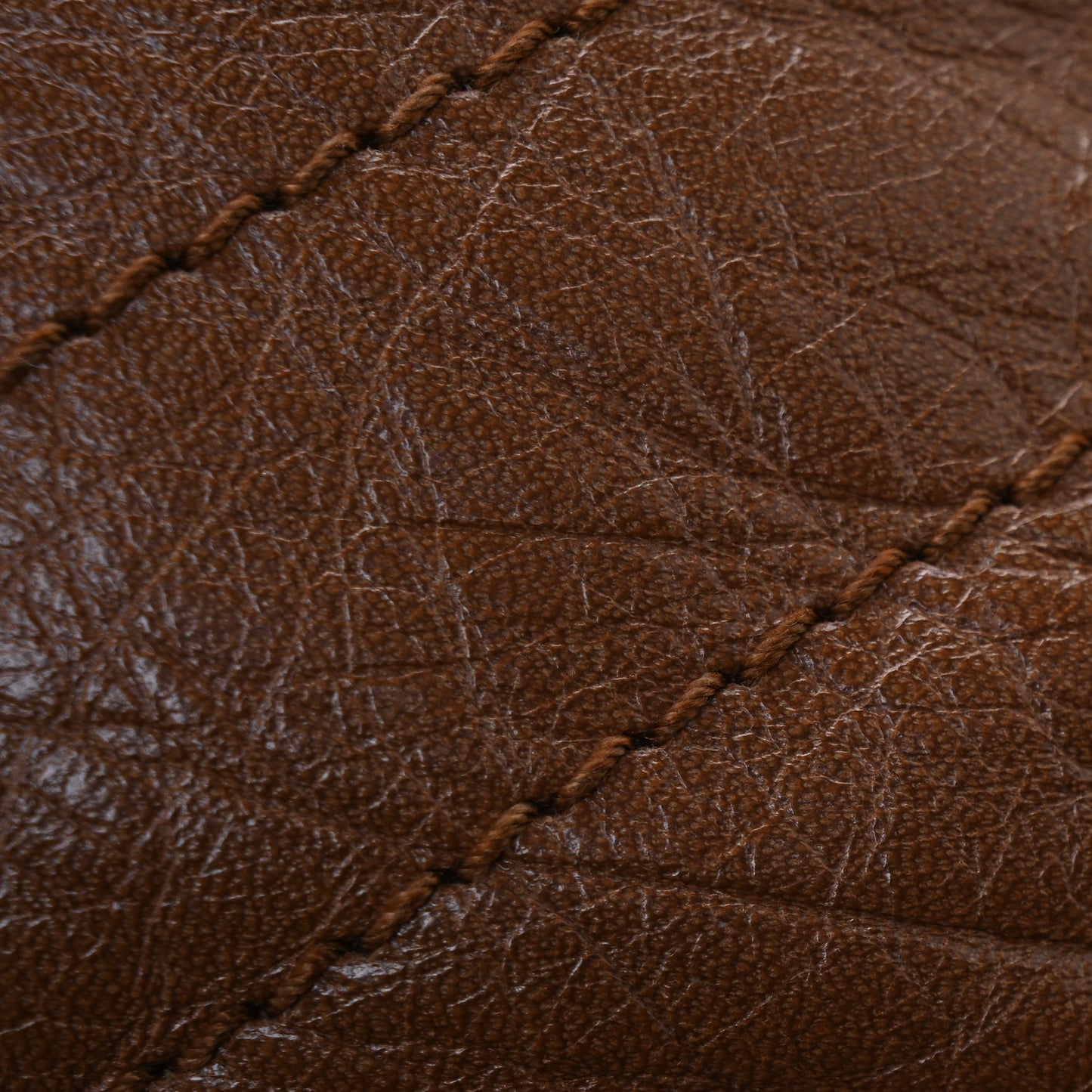 Crinkled Calfskin Matelasse Monogram Medium Niki Chain Satchel Light Caramel