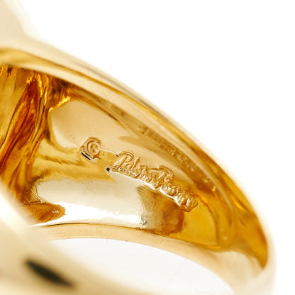 Tiffany 18K Yellow Gold Citrine Paloma Picasso Bezel Set Ring 54 7 5 of 6