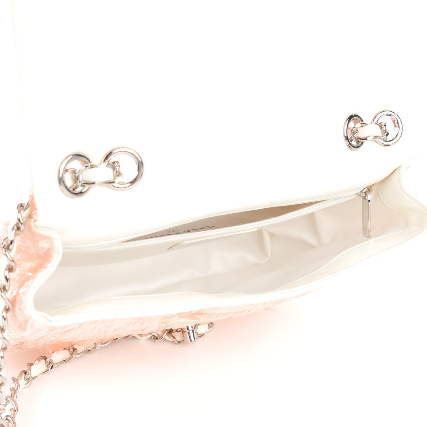 Sequin Paillette Small Flap Light Pink