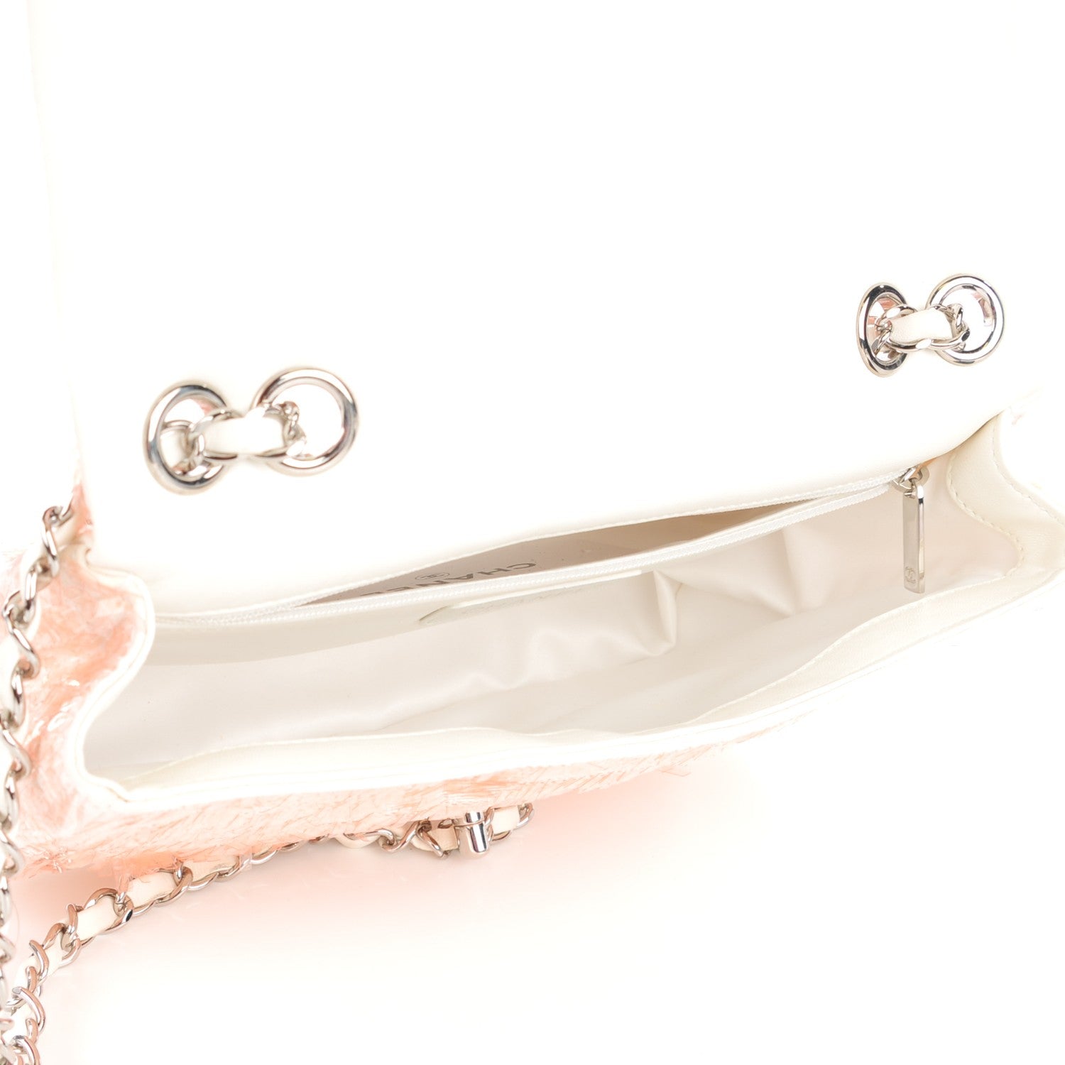 Chanel Sequin Paillette Small Flap Light Pink 5 of 8