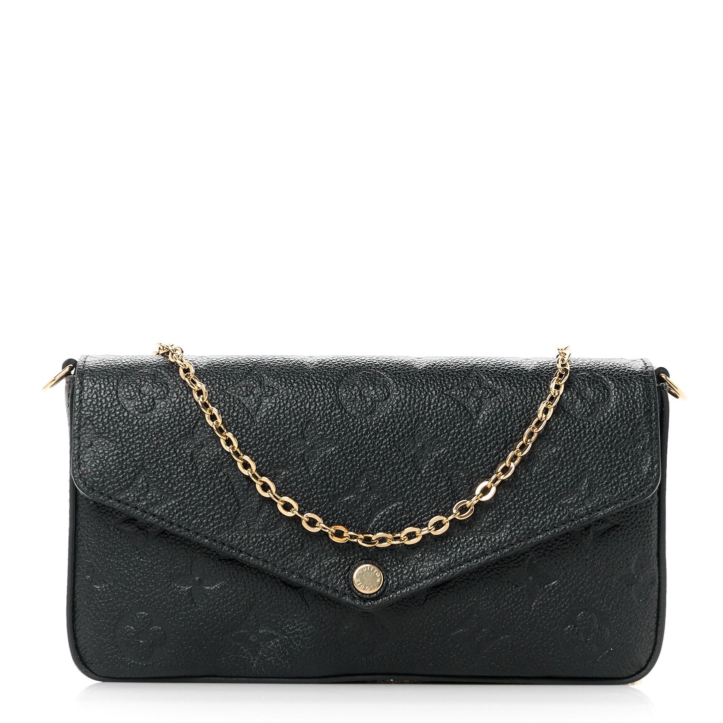 Empreinte Pochette Felicie Chain Wallet Black