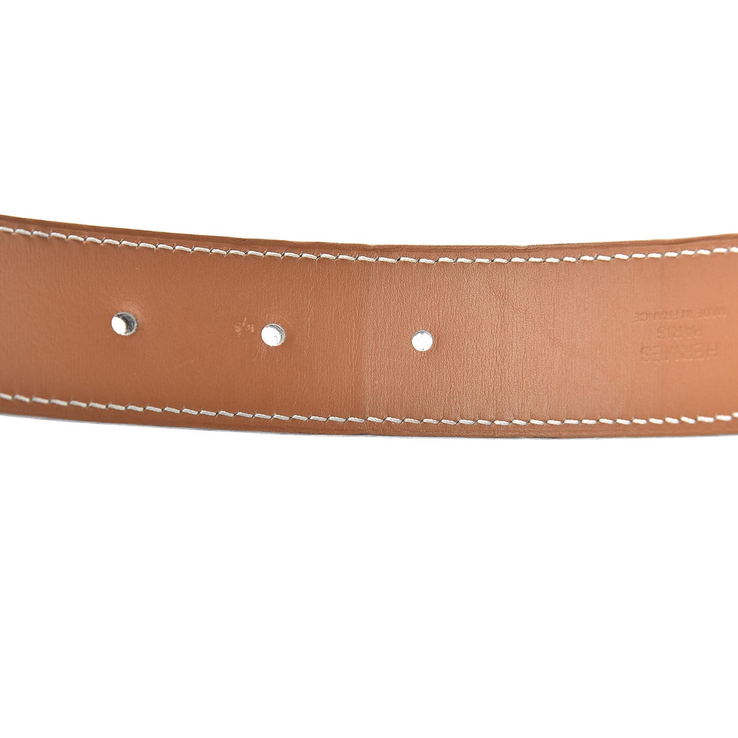 Epsom Strie 32mm H Belt 90 White