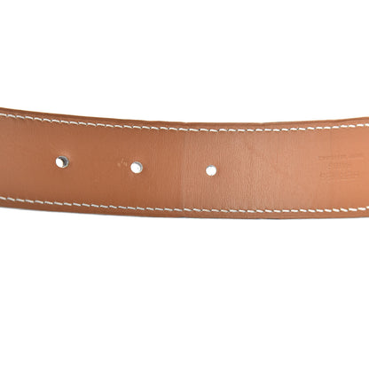 Hermes Epsom Strie 32mm H Belt 90 White 8 of 8