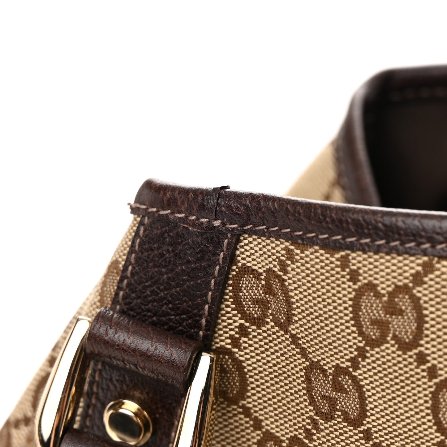 Monogram Medium Abbey Shoulder Bag Dark Brown