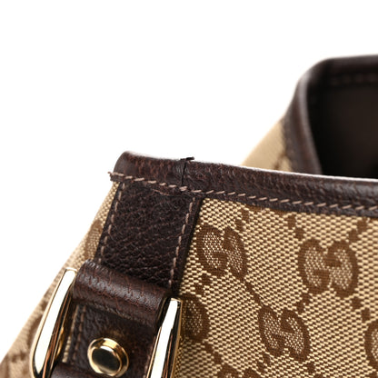 Gucci Monogram Medium Abbey Shoulder Bag Dark Brown 15 of 17