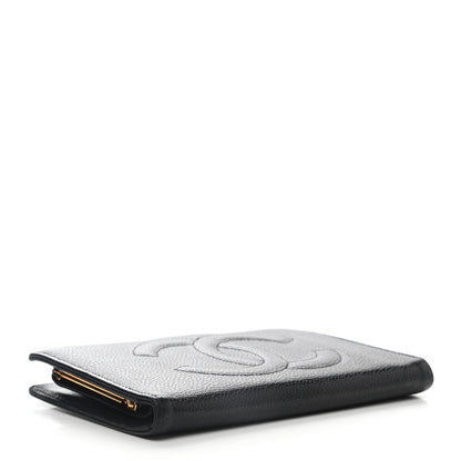 Chanel Caviar Timeless CC French Wallet Black 4 of 8