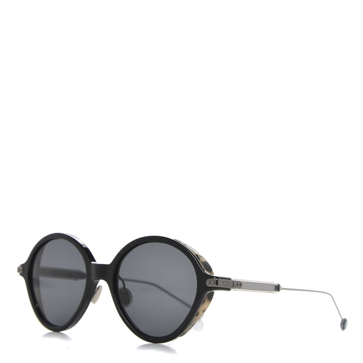 Christian Dior Acetate Umbrage Round Sunglasses Tortoise Black 1 of 8