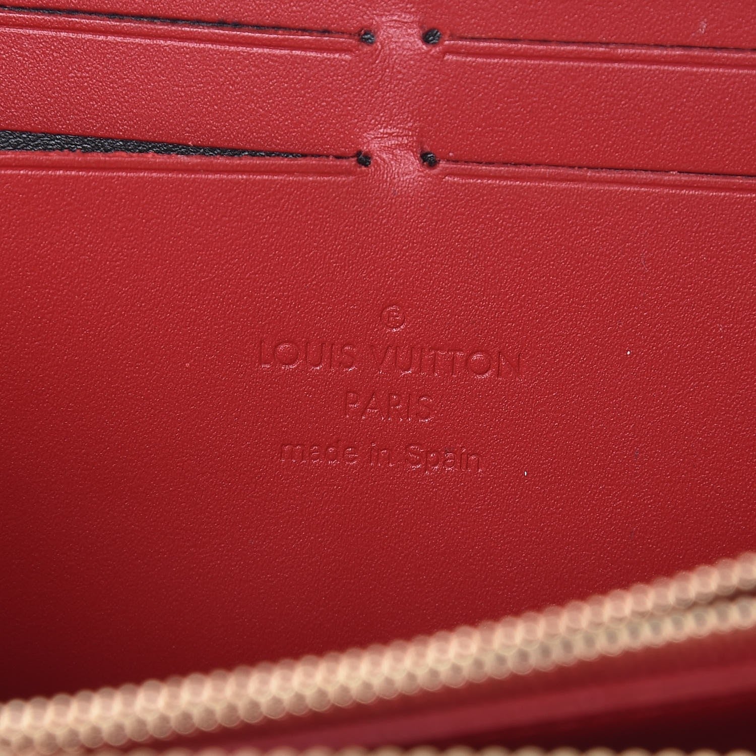 Louis Vuitton Vernis Clemence Wallet Cherry 6 of 7