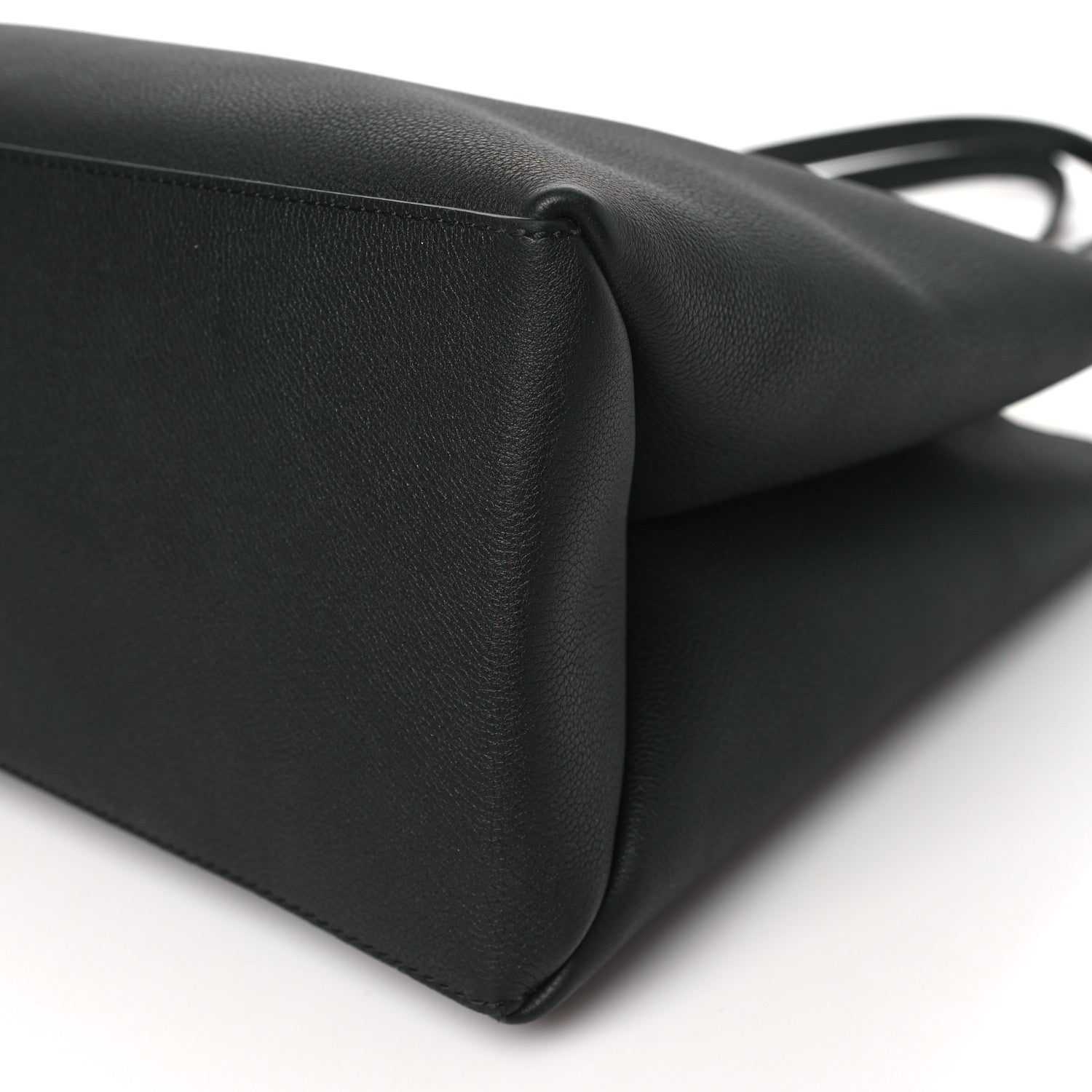 Louis Vuitton Grained Calfskin Lockme Shopper Black 9 of 10