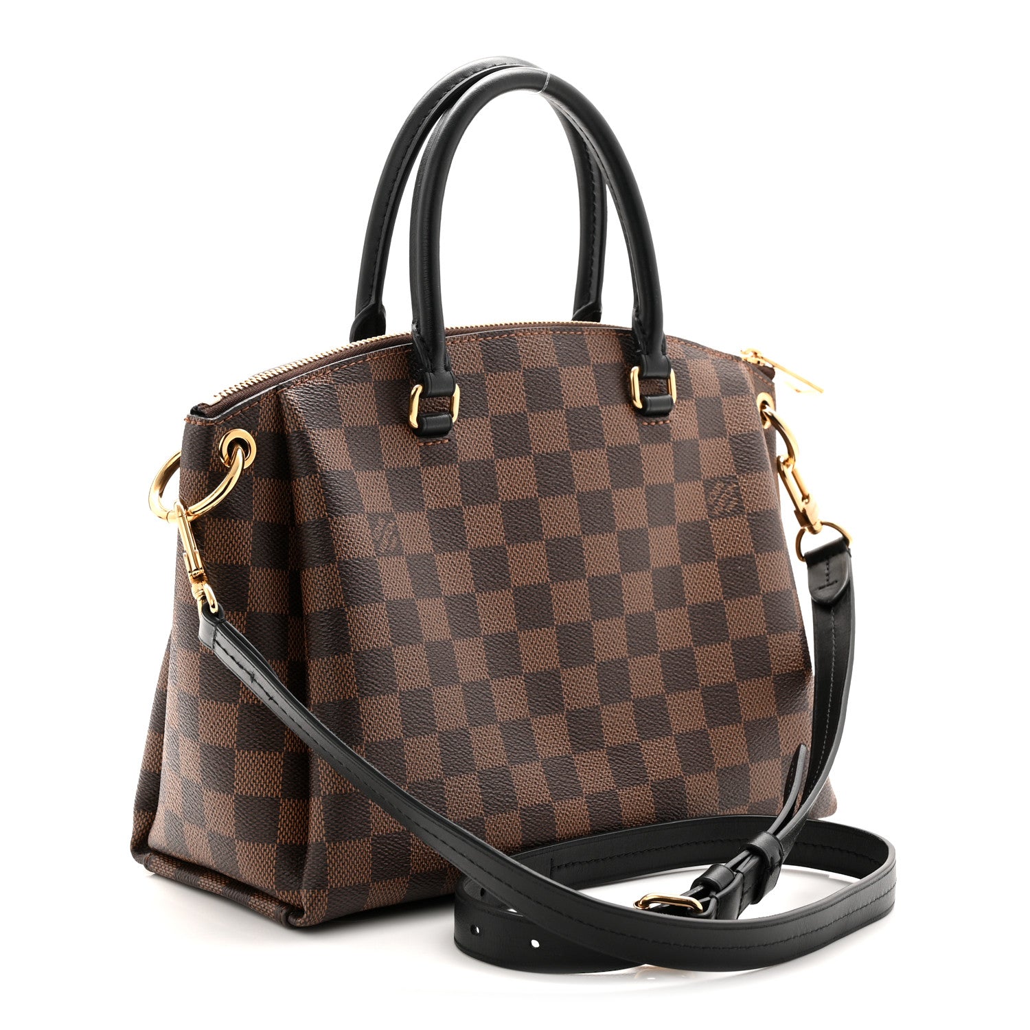 Louis Vuitton Damier Ebene Odeon Tote PM Black 3 of 9