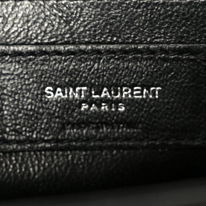 Saint Laurent Grain De Poudre Medium Classic Monogram Kate Tassel Satchel Black 7 of 11