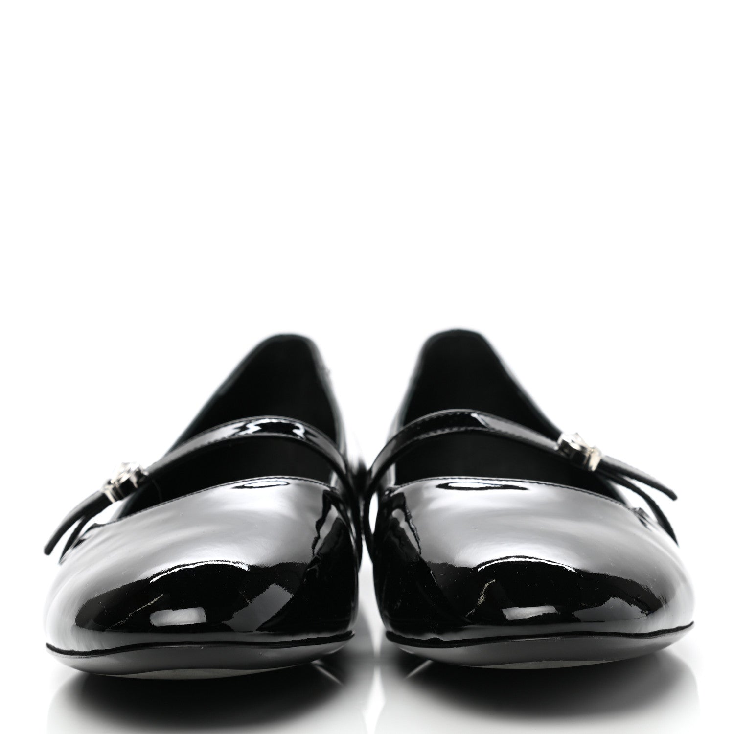 Louis Vuitton Patent Uniformes Ballet Flats 38 Black 2 of 9