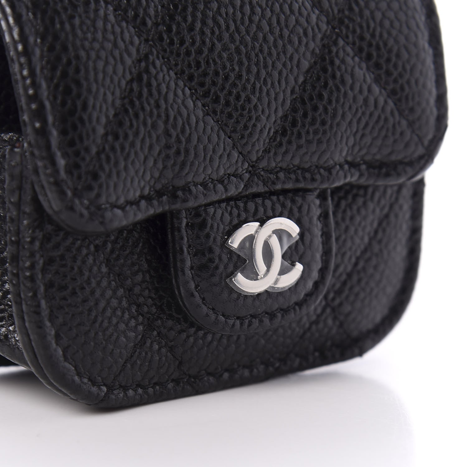 Chanel Caviar Quilted Airpods Pro Case Black 7 of 8
