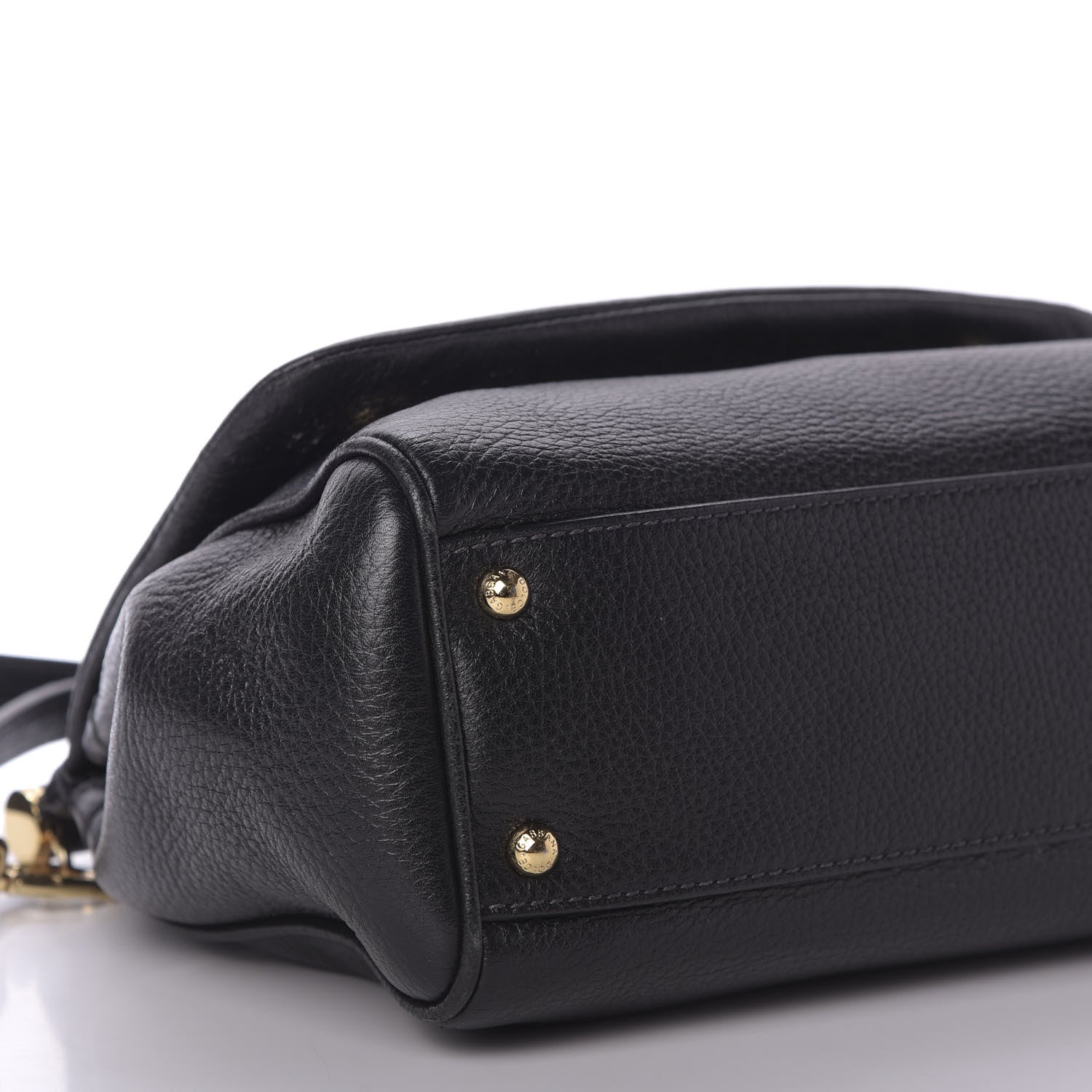 Dolce & Gabbana Grained Deerskin Medium Miss Sicily Satchel Black 6 of 9
