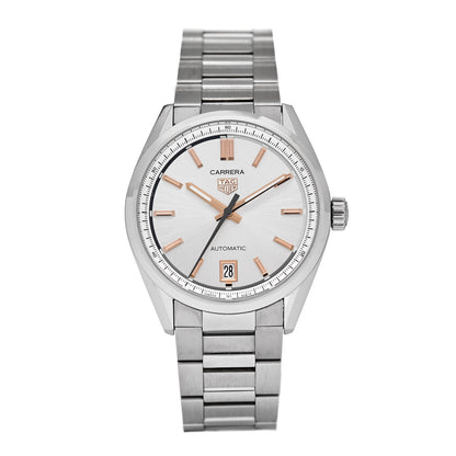 Tag Heuer Stainless Steel 36mm Carrera Date Automatic Watch Silver WBN2310 1 of 5
