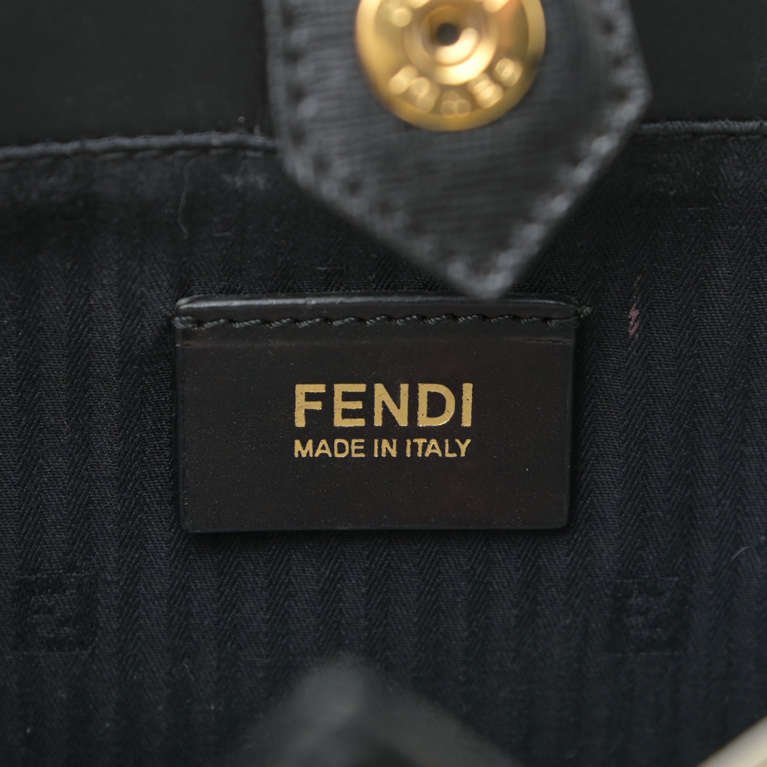 Fendi Vitello Elite Petite 2Jours Tote Black 6 of 19