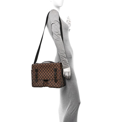 Louis Vuitton Damier Ebene Broadway Messenger Bag 2 of 9