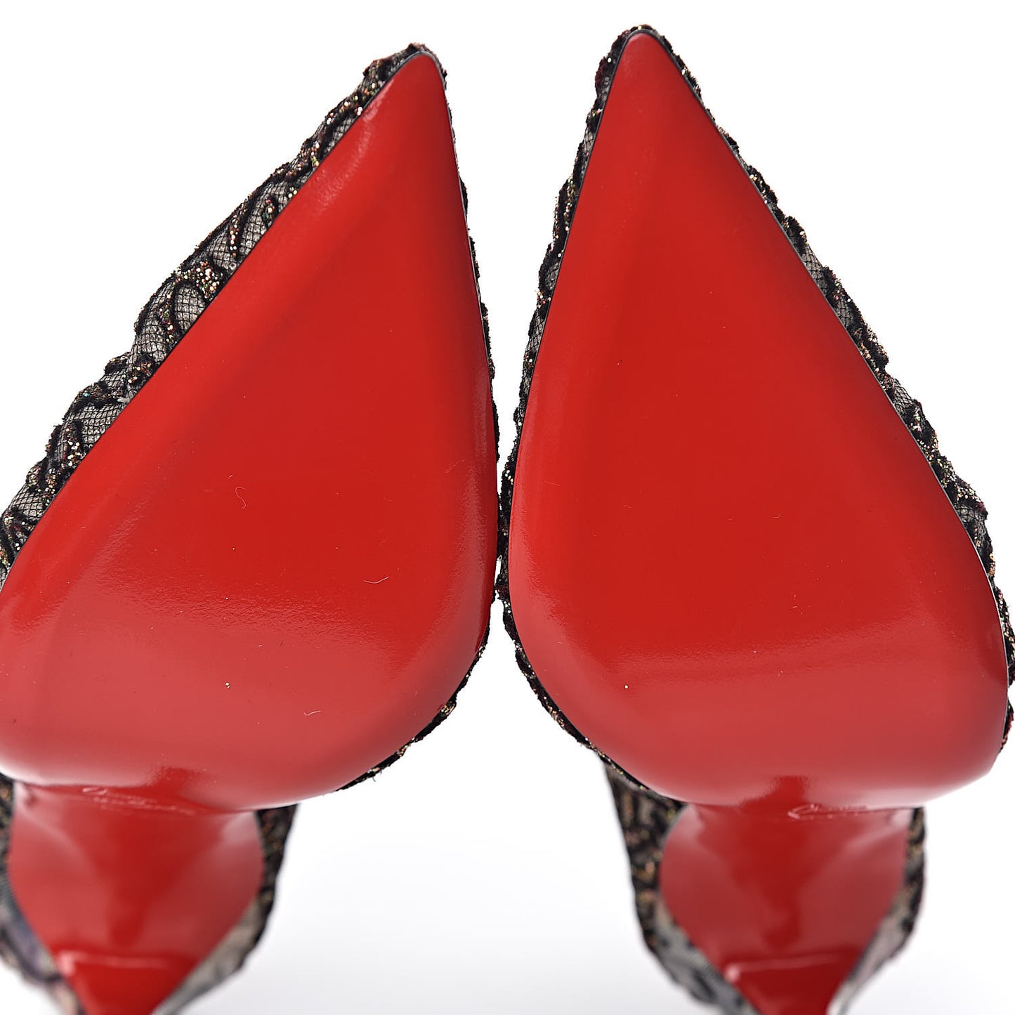 Mesh Glitter Nancy Bootie 100 Ankle Boots 39 Black