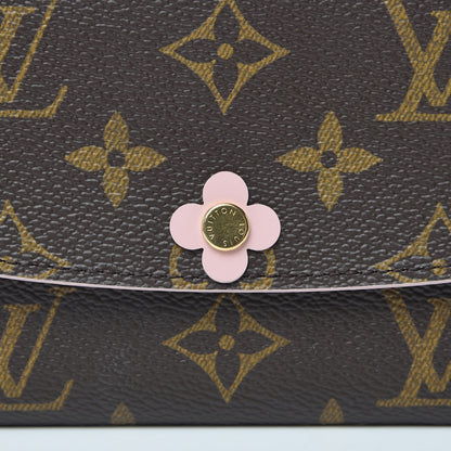 Louis Vuitton Monogram Bloom Flower Emilie Wallet 8 of 10