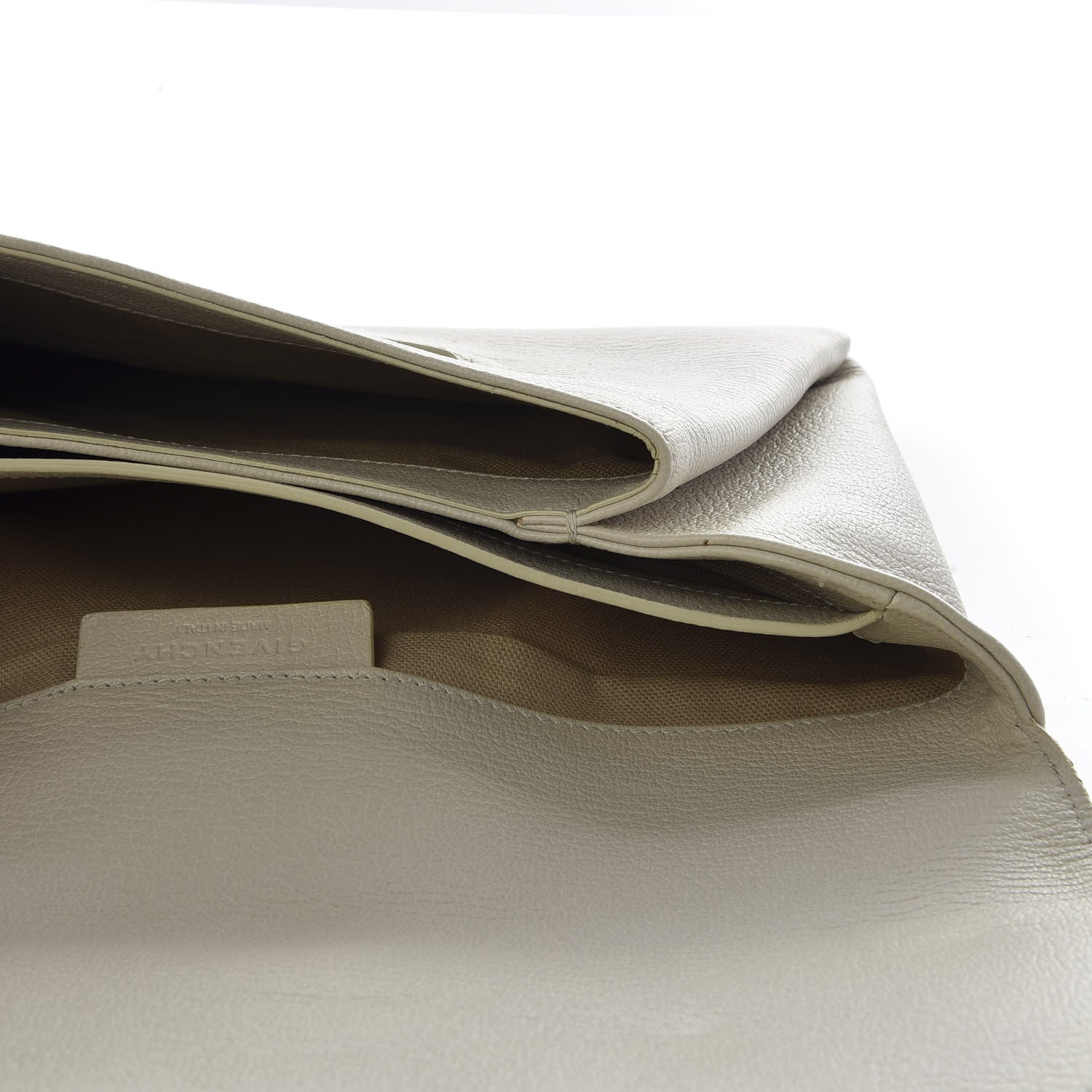 Givenchy Sugar Goatskin Medium Antigona Envelope Clutch Ivory 4 of 8