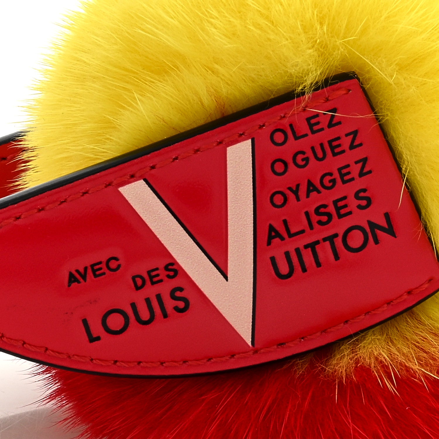 Louis Vuitton Traveling Bird Bag Charm Red 3 of 4