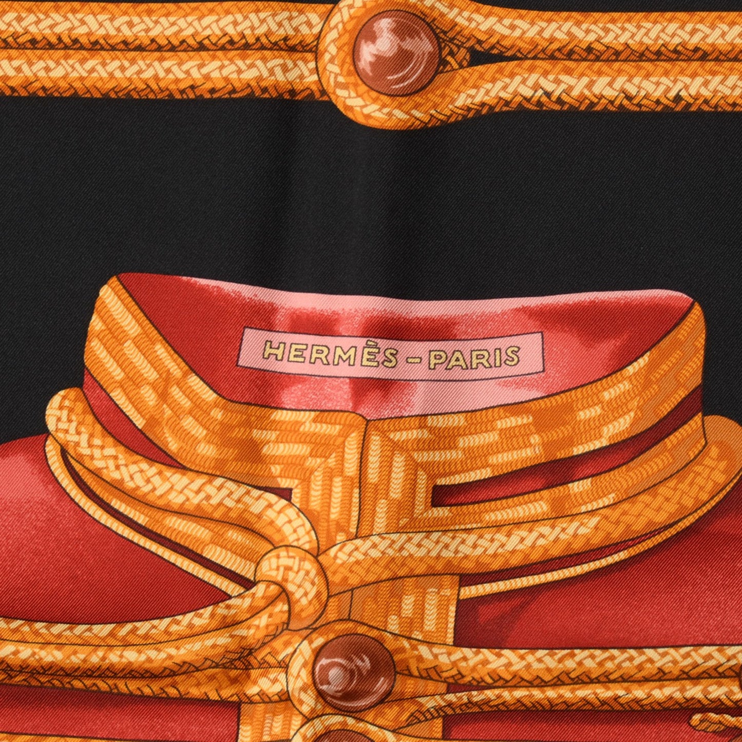 Silk Brandebourgs Scarf 90