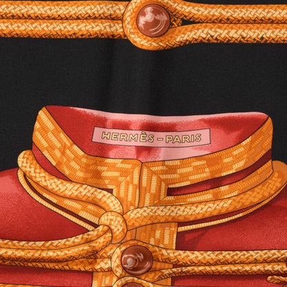 Hermes Silk Brandebourgs Scarf 90 3 of 5