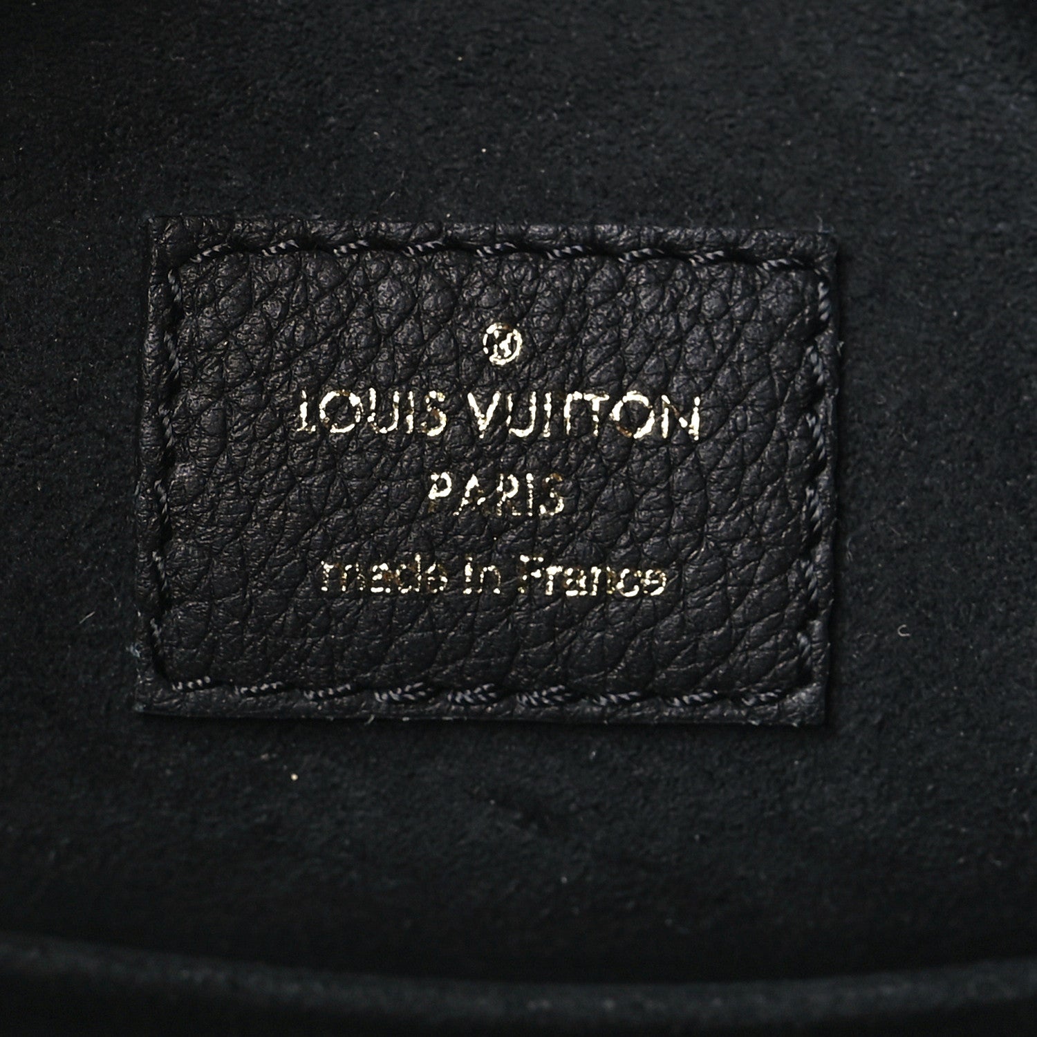 Louis Vuitton Calfskin Lockme Bucket MM Black 6 of 10