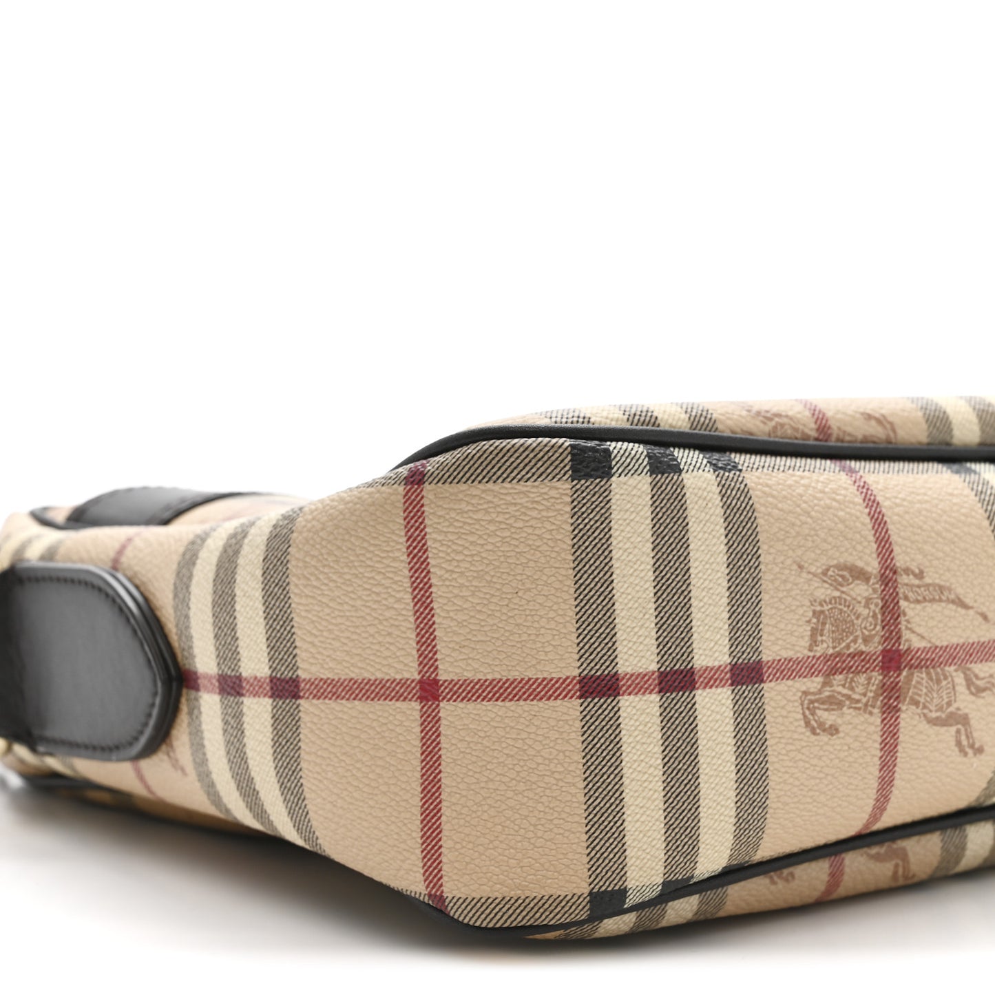 Haymarket Check Front Pocket Crossbody Bag Chocolate