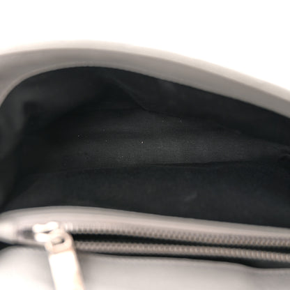 Saint Laurent Sheepskin Matelasse Chevron Monogram Medium College Bag New Stone 5 of 10