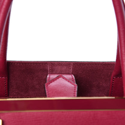 Fendi Vitello Elite Flamingo Regular 2Jours Tote Amarena 11 of 11