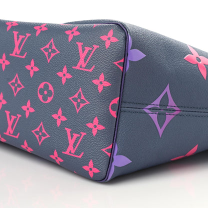 Louis Vuitton Monogram Giant Spring In The City Neverfull MM Midnight Fuchsia 6 of 10