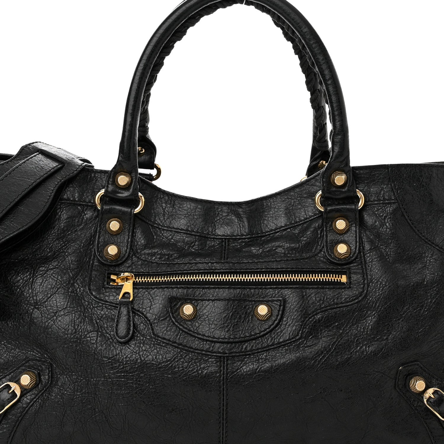 Balenciaga Agneau Giant 12 Gold Hardware Part Time Black 8 of 14