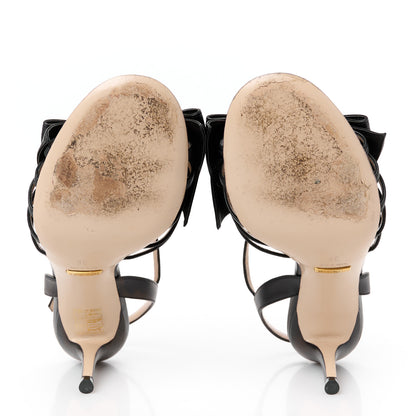 Gucci Nappa Queen Margaret High Heel Sandals 36 Black 6 of 9