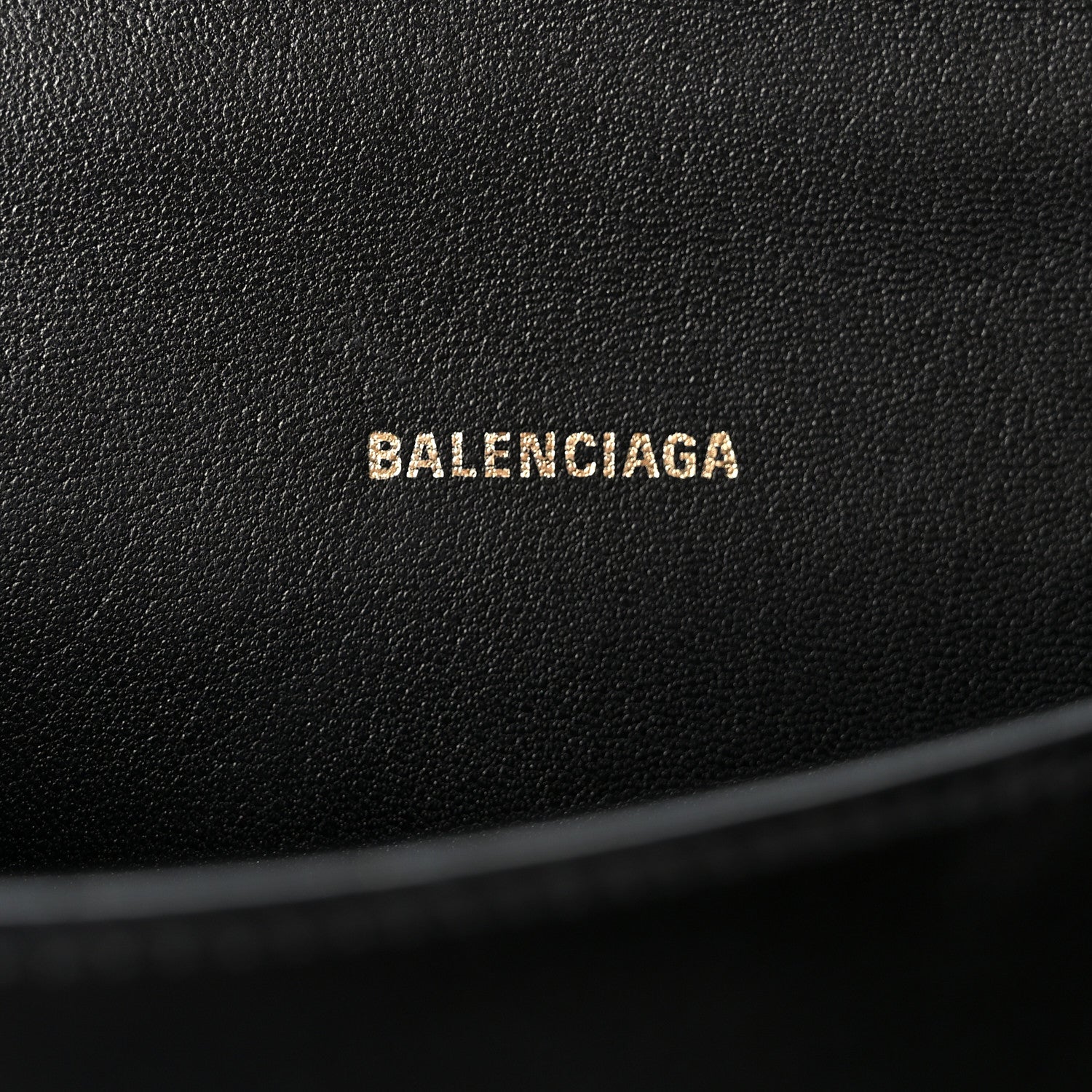Balenciaga Shiny Box Calfskin Hourglass Top Handle Bag XS Black 6 of 10