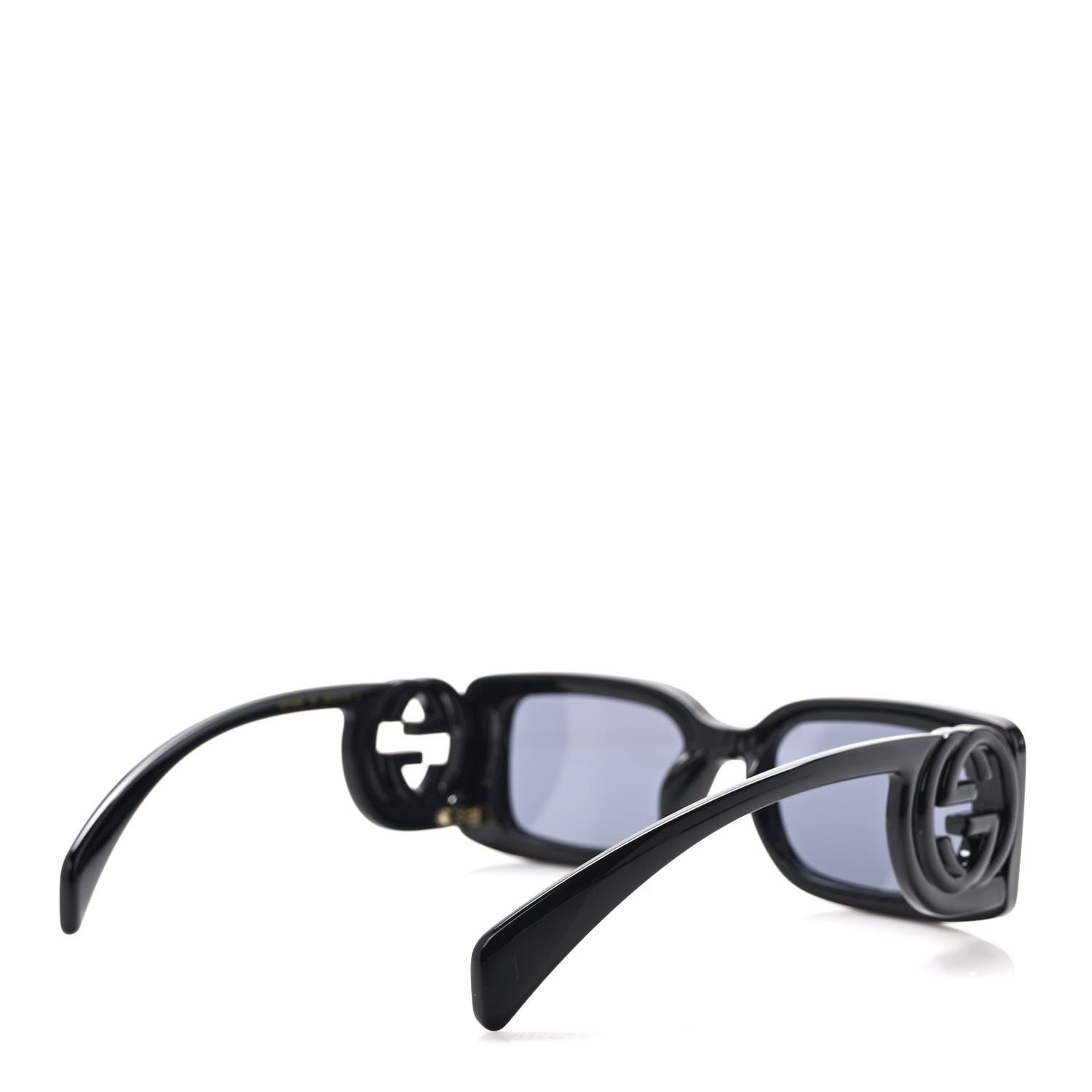 Gucci Acetate Chaise Rectangler Frame Sunglasses GG1325S Black 4 of 8