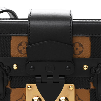 Louis Vuitton Monogram Tressage Petite Malle Black 8 of 10