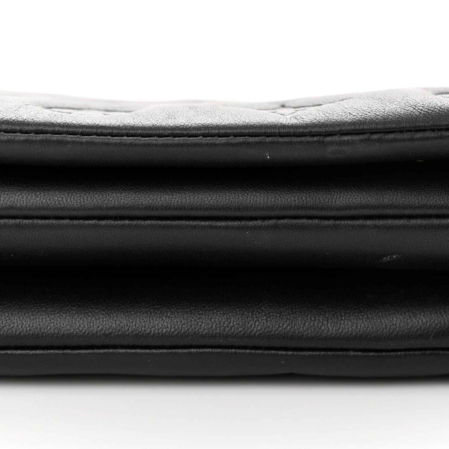 Louis Vuitton Lambskin Embossed Monogram Pochette Coussin Black 13 of 14