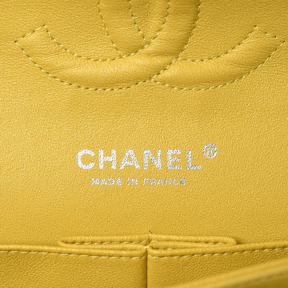 Chanel Lambskin Quilted Medium Double Flap Yellow 7 of 12